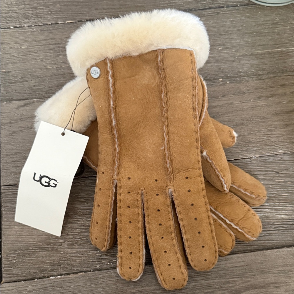 Ugg Chestnut Shearling Gloves - image 5